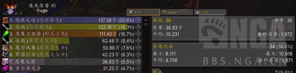 魔兽世界10.0恶魔术套装属性