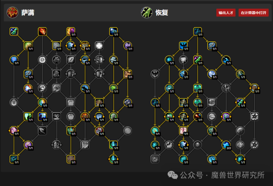 魔兽世界11.0前夕萨满团本天赋推荐