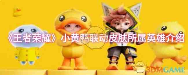 《王者荣耀》小黄鸭联动皮肤所属英雄介绍