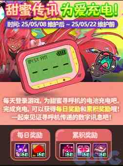 DNF2025甜蜜传讯为爱充电活动攻略