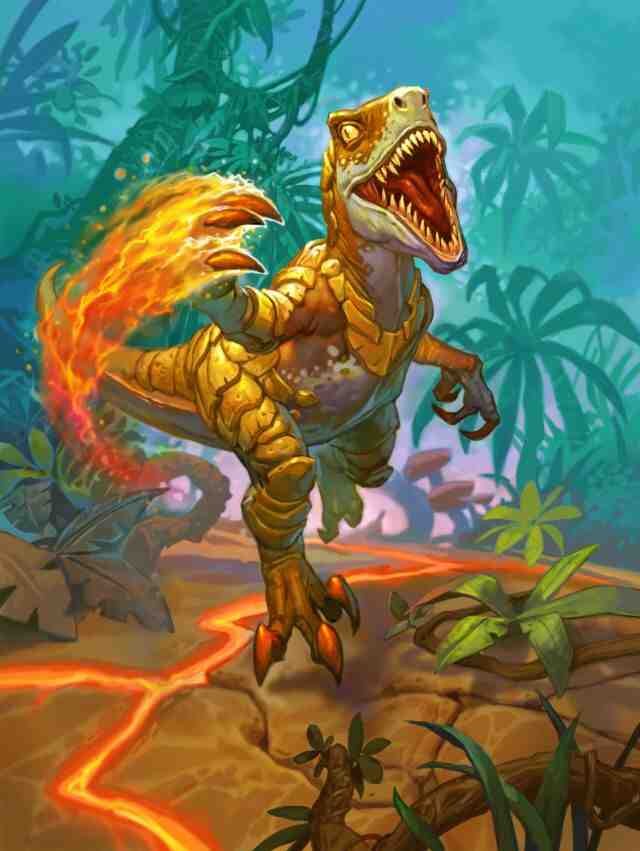 炉石传说远古迅猛龙卡牌图鉴