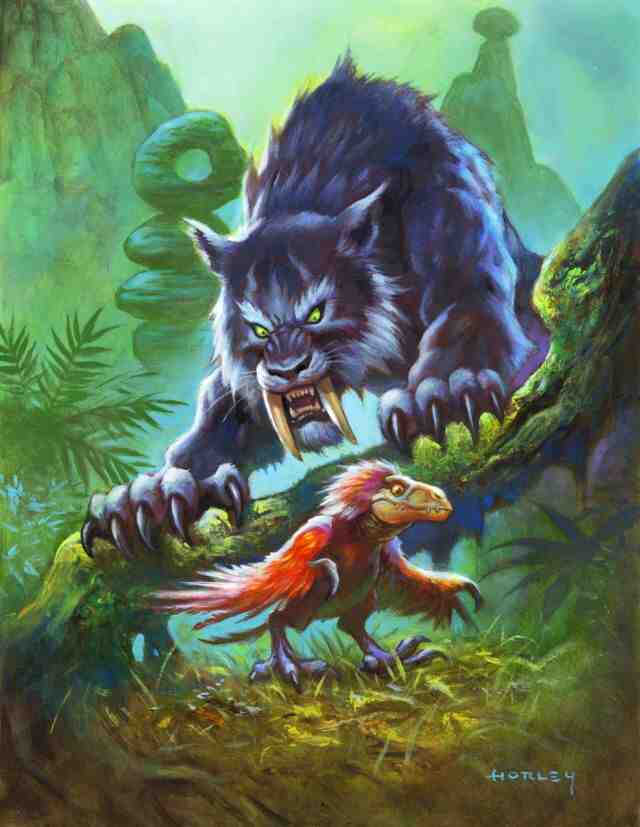 炉石传说原始剑齿豹卡牌图鉴