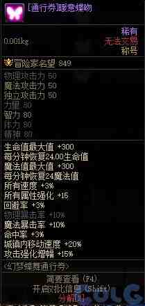 DNF幻梦蝶舞通行证奖励大全