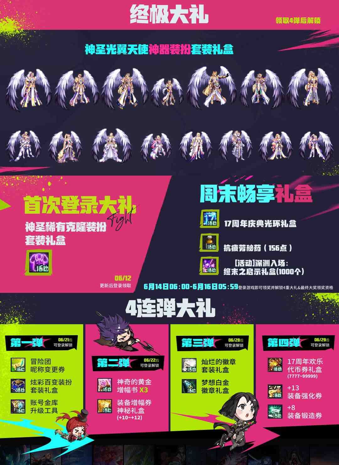 DNF光翼天使神器装扮怎么领