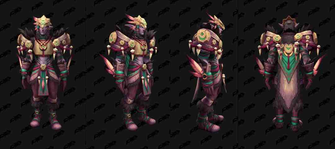 魔兽世界11.2德鲁伊套装外观一览