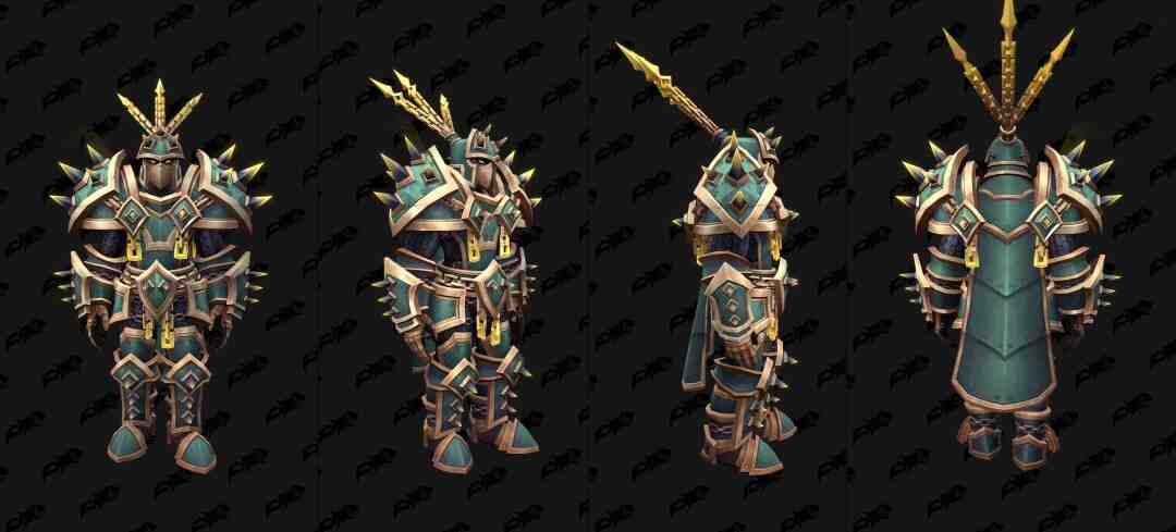 魔兽世界11.2战士套装外观一览