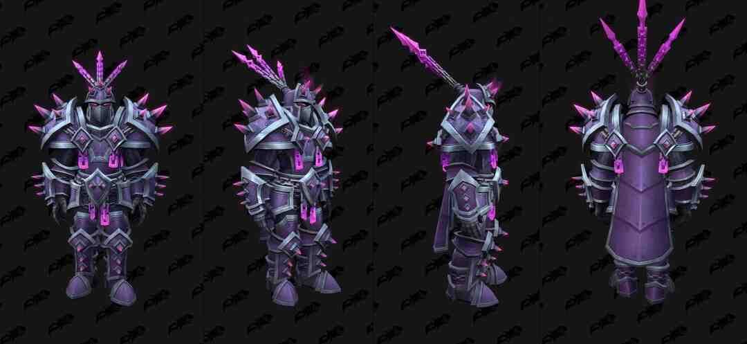 魔兽世界11.2战士套装外观一览