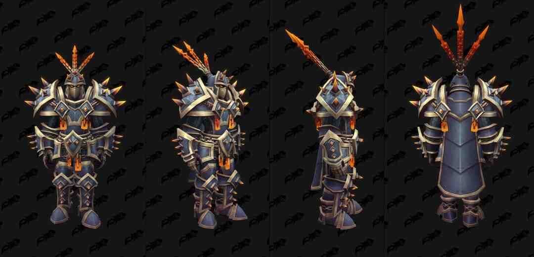 魔兽世界11.2战士套装外观一览