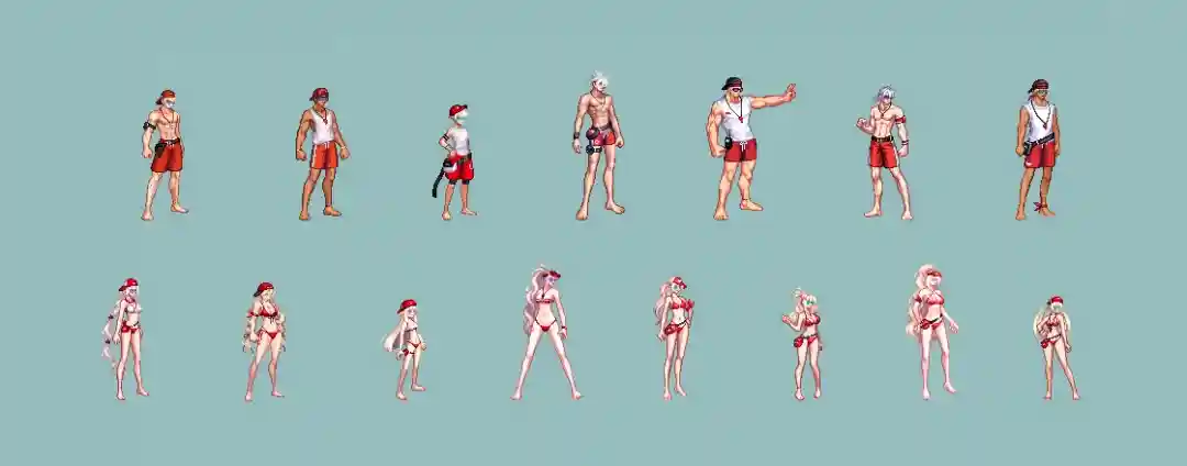 《DNF》2025全职业夏日套时装外观效果展示