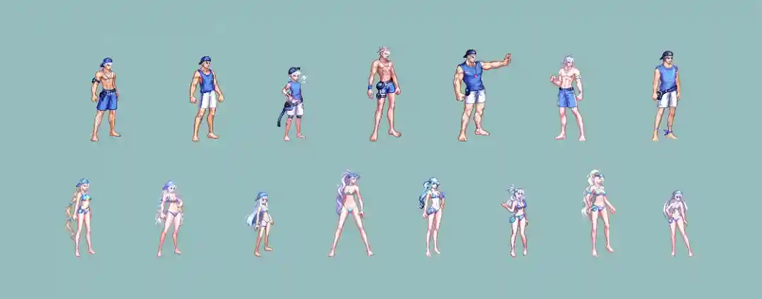 《DNF》2025全职业夏日套时装外观效果展示