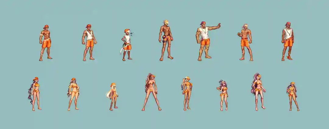 《DNF》2025全职业夏日套时装外观效果展示