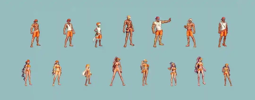 《DNF》2025全职业夏日套时装外观效果展示