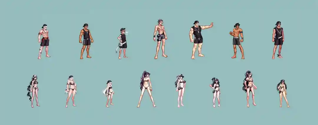 《DNF》2025全职业夏日套时装外观效果展示