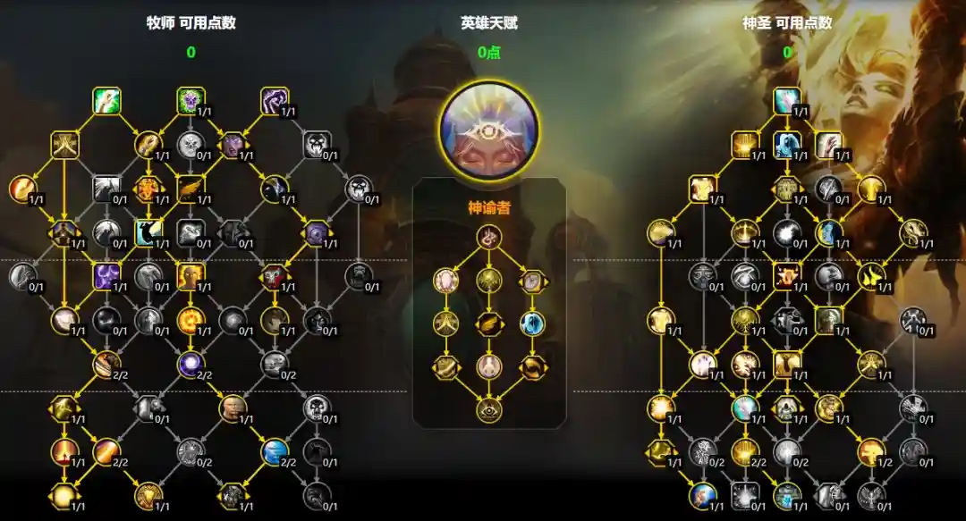 魔兽世界11.2神牧大米天赋加点一览