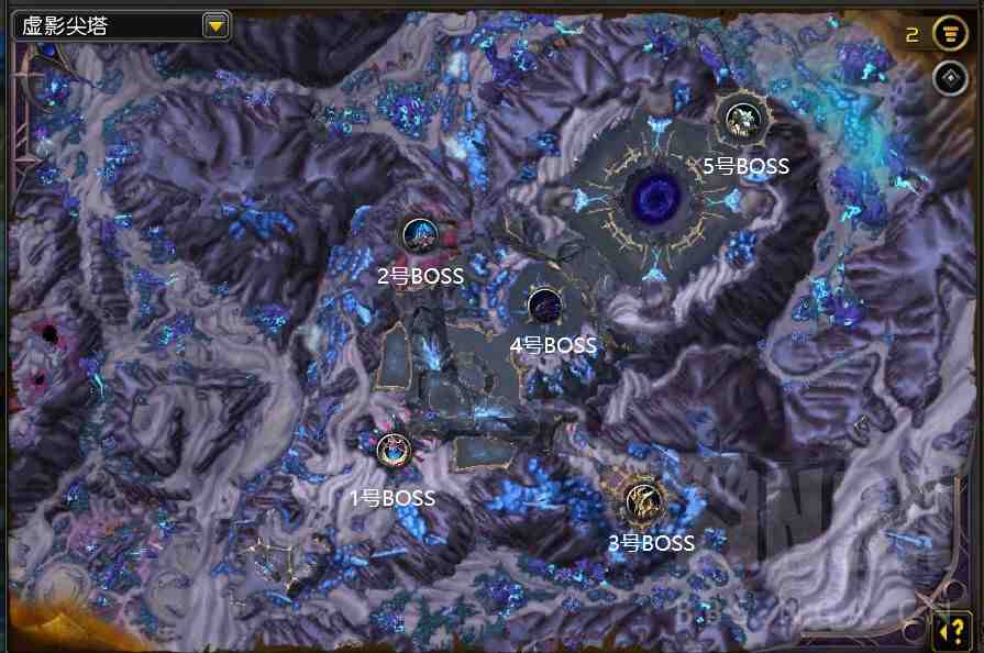 魔兽世界虚影尖塔地图一览