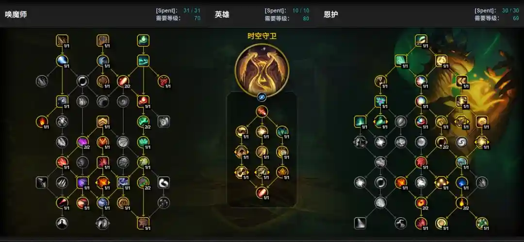 魔兽世界12.0前夕恩护唤魔师天赋加点一览