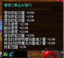 DNF理想之黄金乡誓约套装数据一览