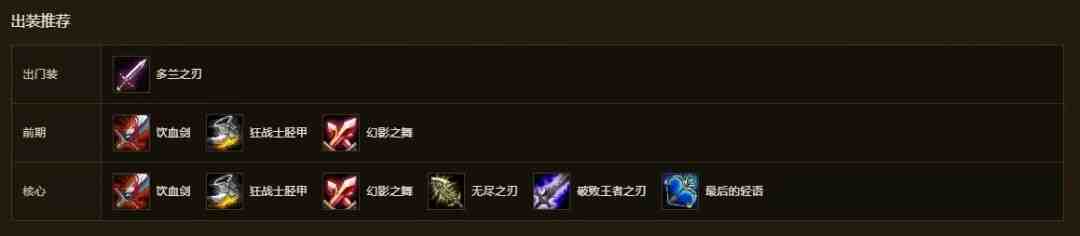LOL怀旧服女枪符文天赋出装推荐
