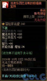 DNF流浪乐团畅享时光活动奖励一览