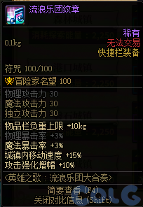 DNF英雄之歌流浪乐团大合奏活动奖励一览